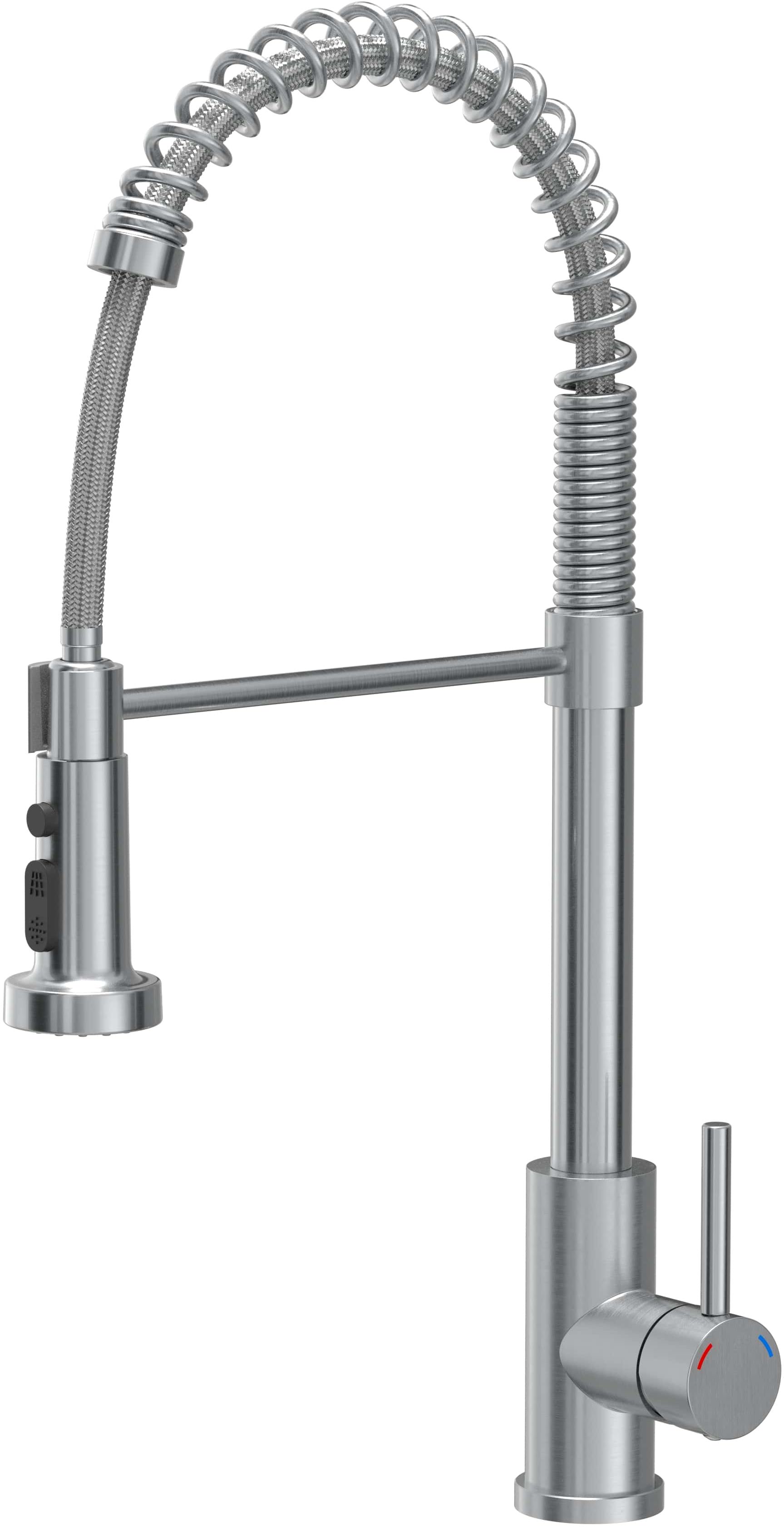 Quadron Alice rubinetto da cucina verticale acciaio inossidabile 52138BS