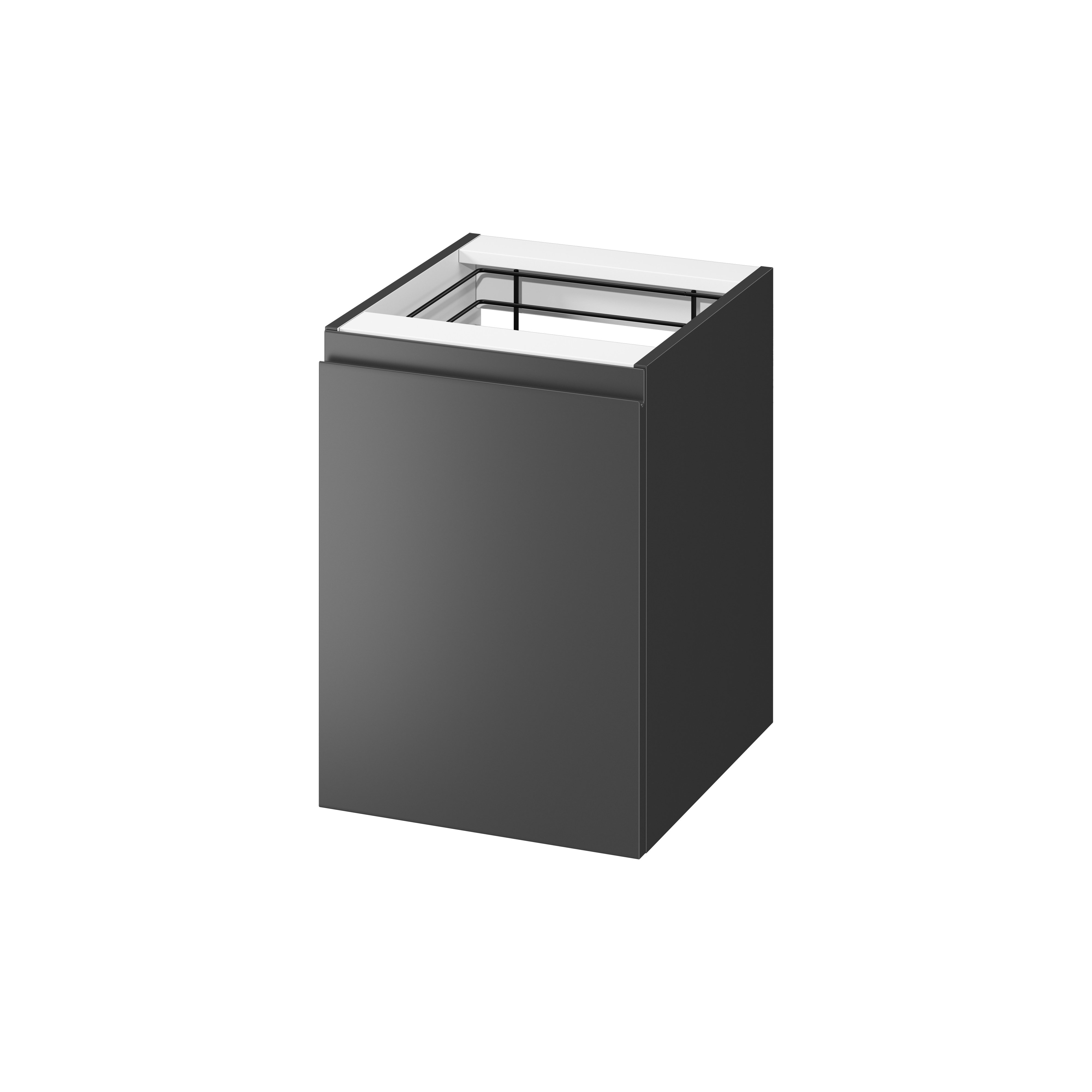 Cersanit Moduo armadietto 40x44.7x55.1 cm laterale sospeso antracite S590-115