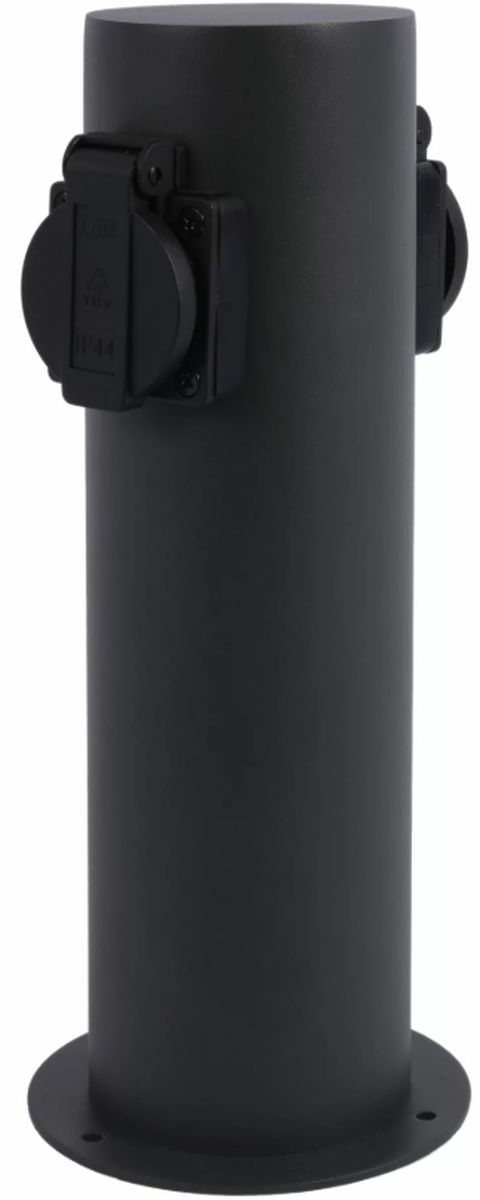 Goldlux Elektri colonnina di alimentazione nero 327956