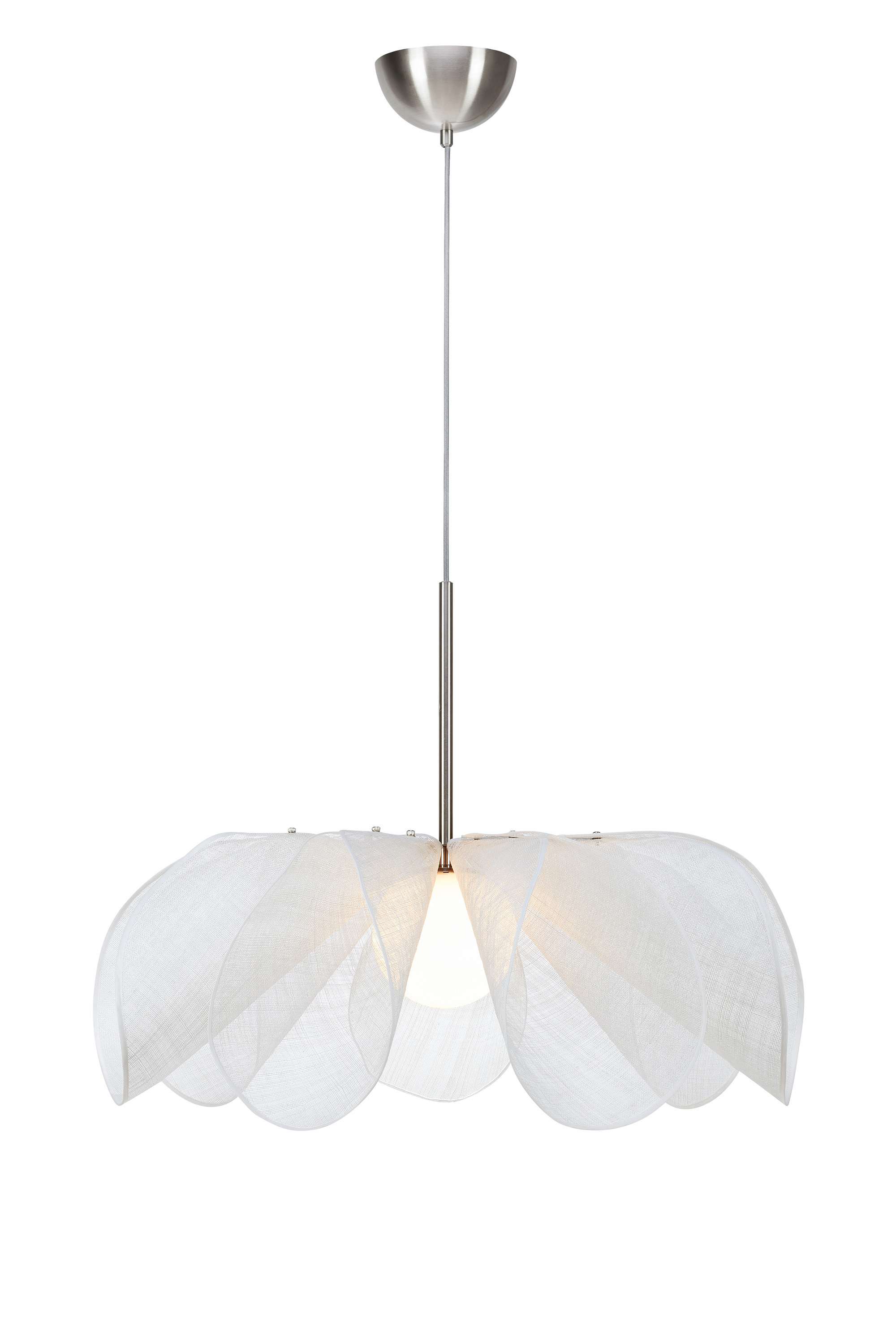 Markslöjd Styrka lampada sospesa 1x40 W bianco-nichel 108818