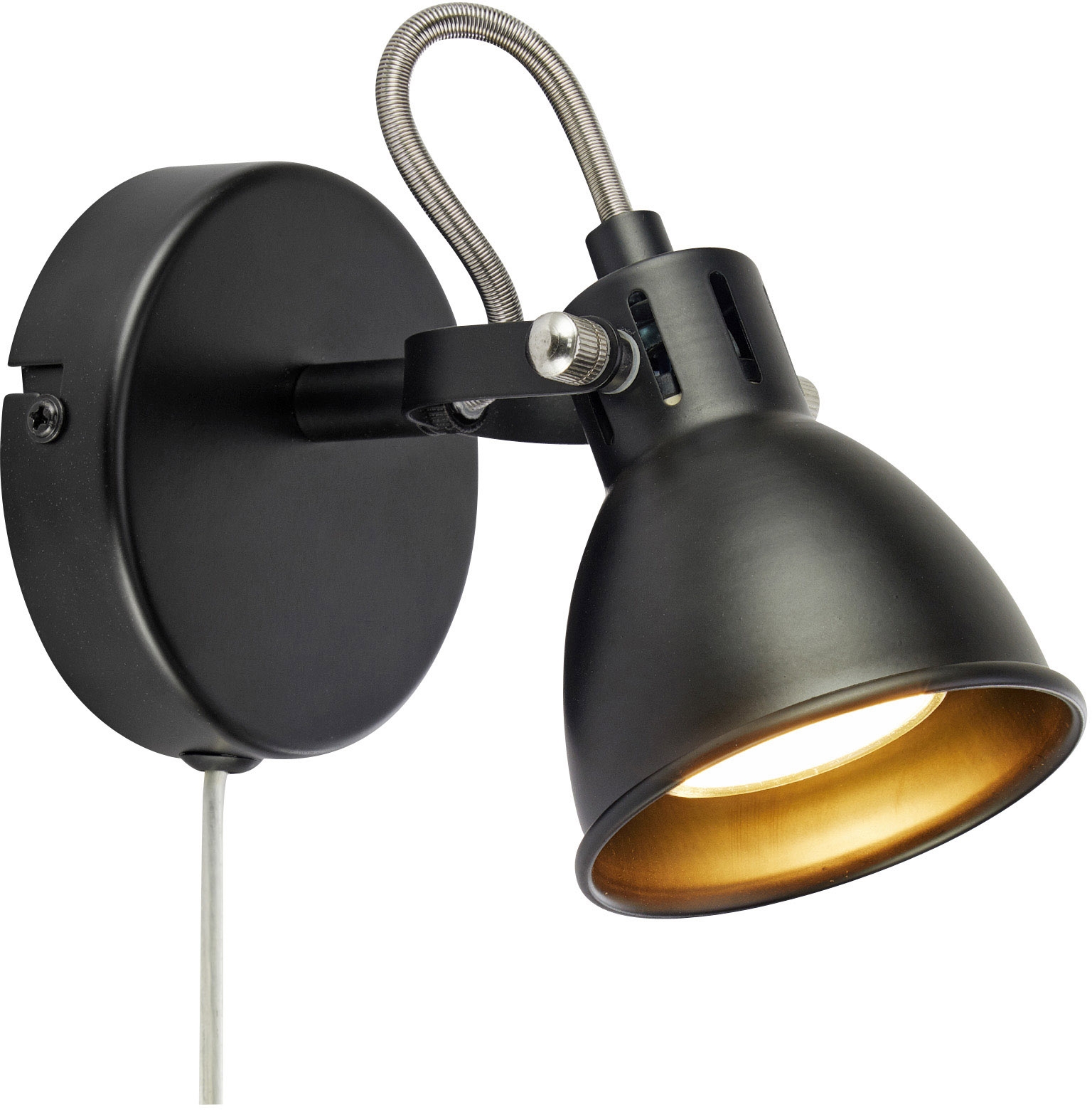 Markslöjd Mion lampada da parete 1x7 W nero 108846