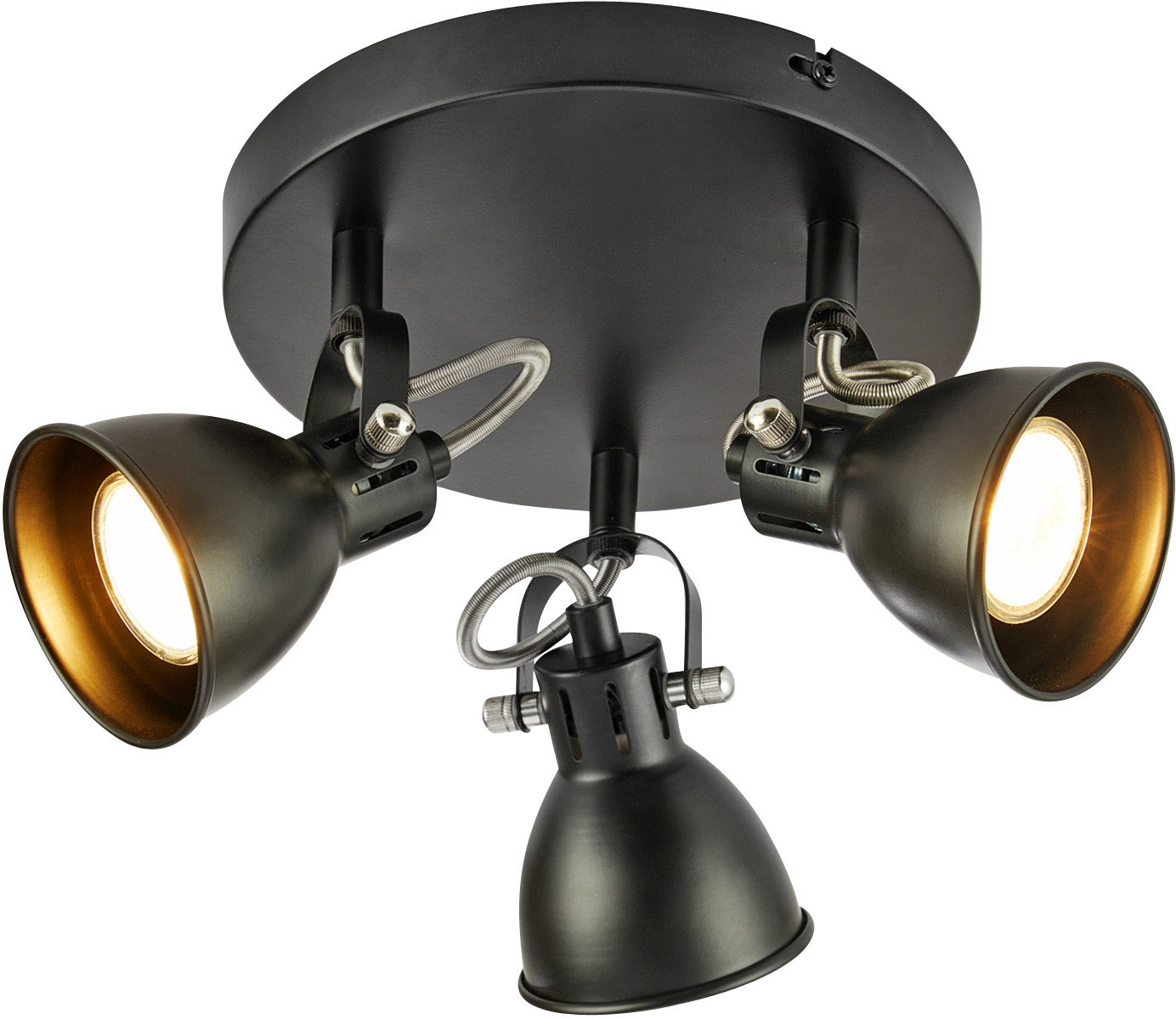 Markslöjd Mion lampada da soffitto 3x7 W nero 108847