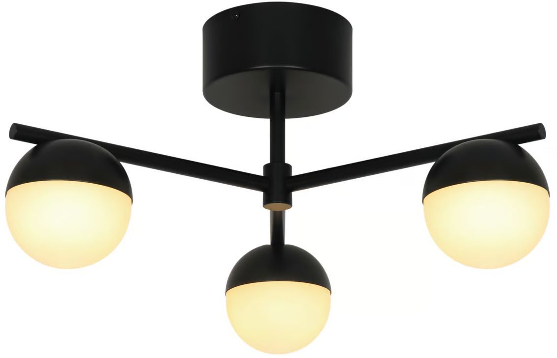 Nordlux Contina lampada sospesa 3x5 W nero 2512096003