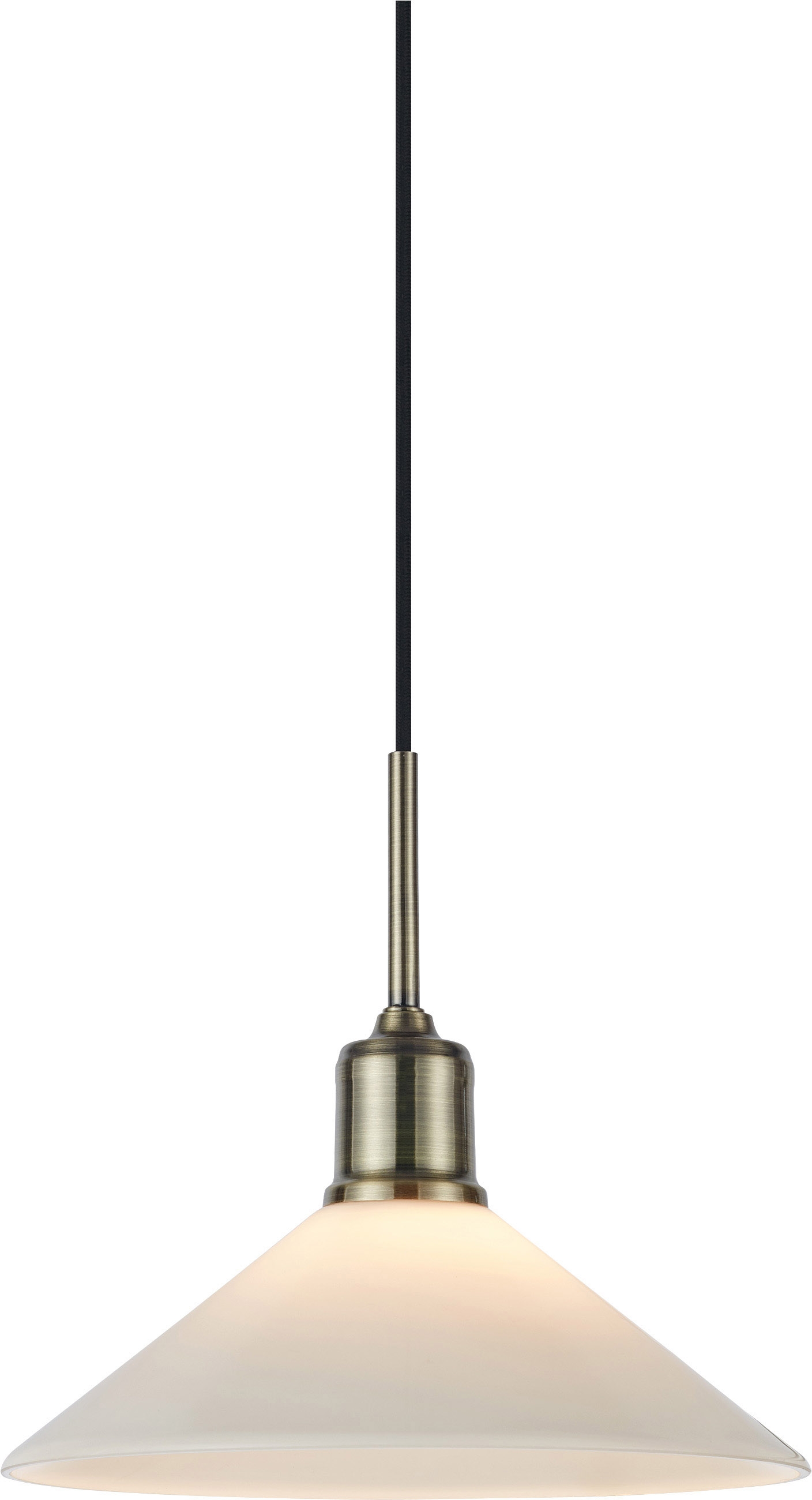 Markslöjd Vela lampada sospesa 1x40 W bianco-ottone 108867