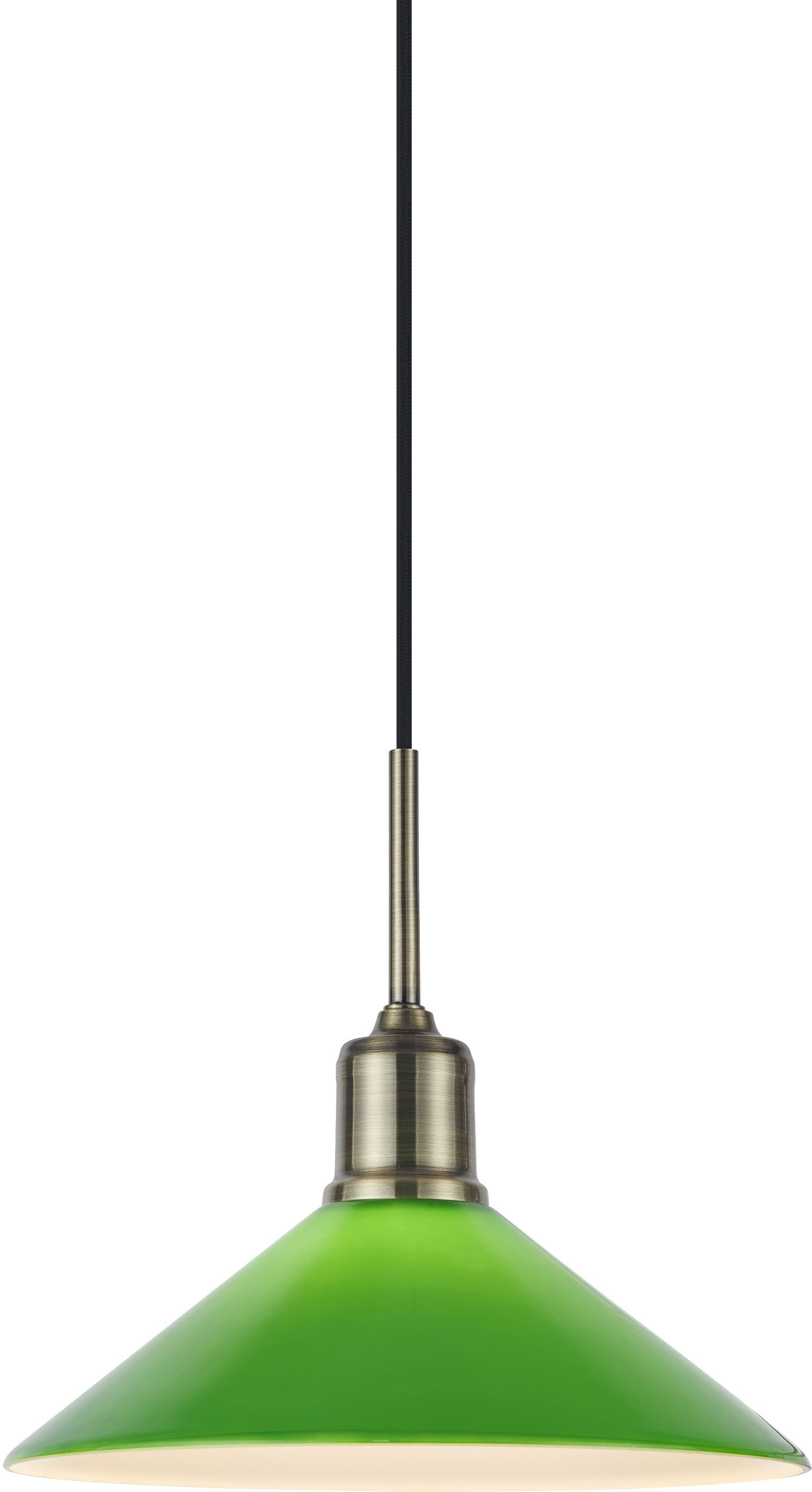 Markslöjd Vela lampada sospesa 1x40 W ottone-verde 108868