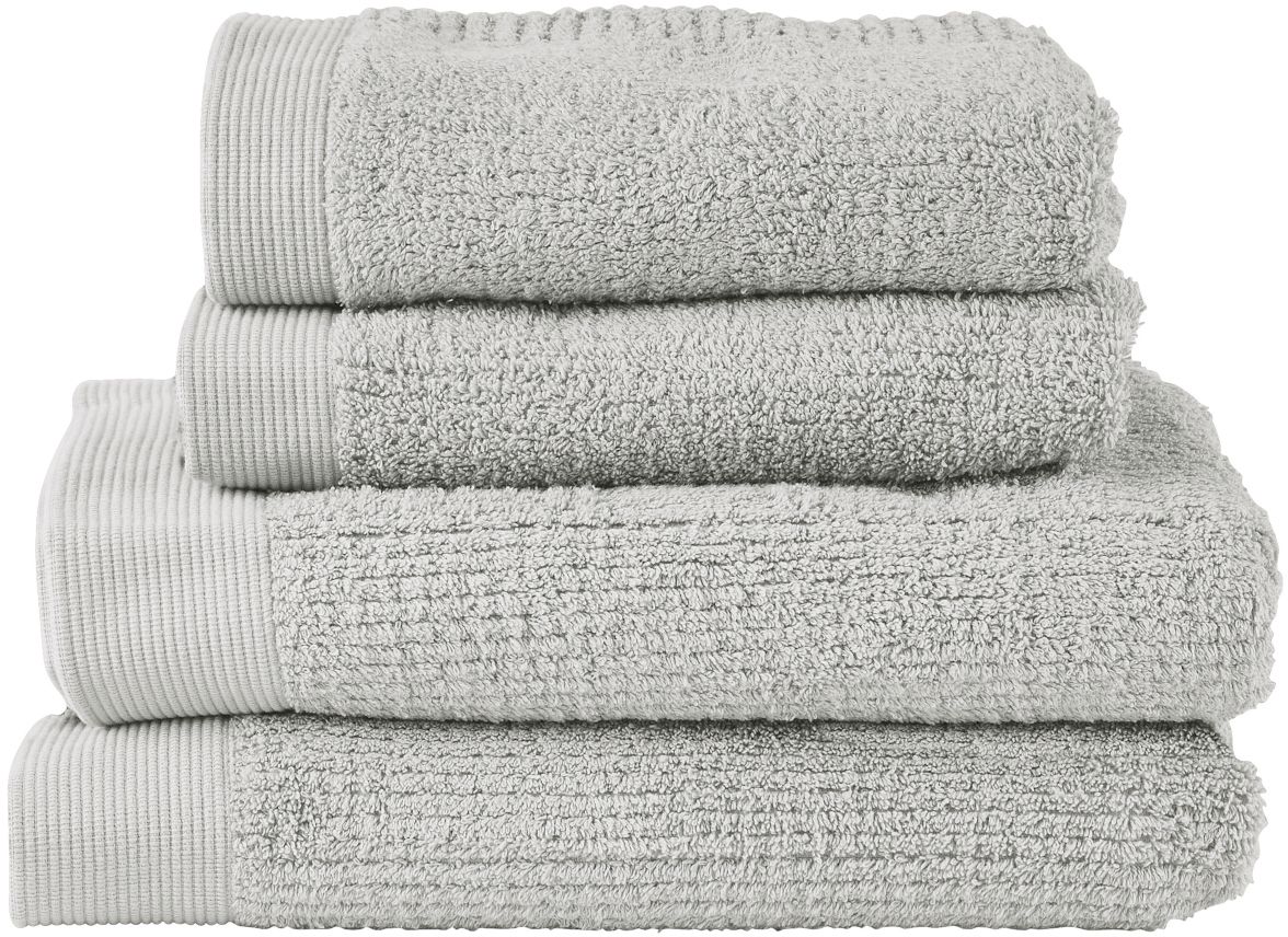 Zone Denmark Classic completo di asciugamani 140x70 cm cotone grigio 25483