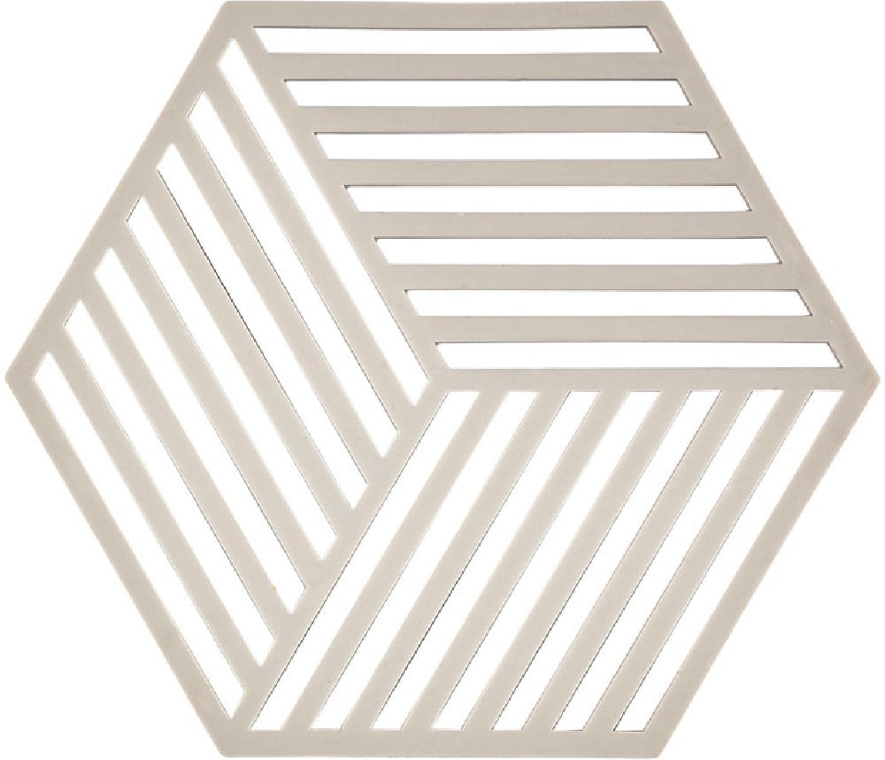 Zone Denmark Hexagon appoggiautensili da cucina 16x14x cm grigio 330136