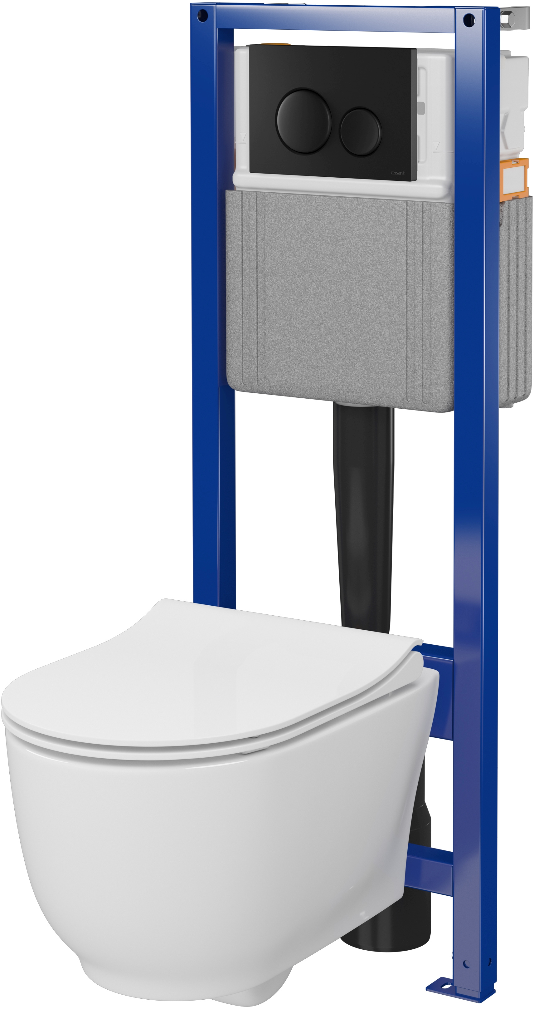 Cersanit Luna set modulo di installazione, vaso wc  e placca di comando S4028-002
