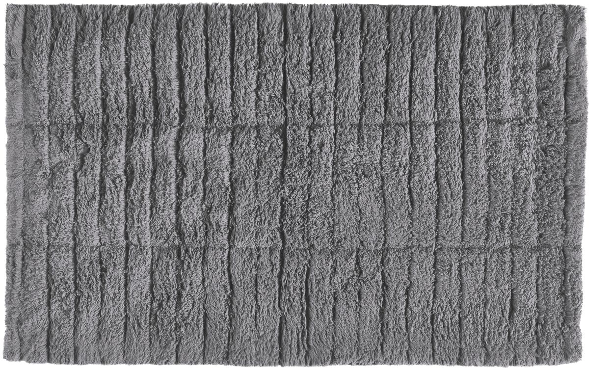 Zone Denmark Tiles tappetino da bagno 80x50 cm rettangolare grigio 13533