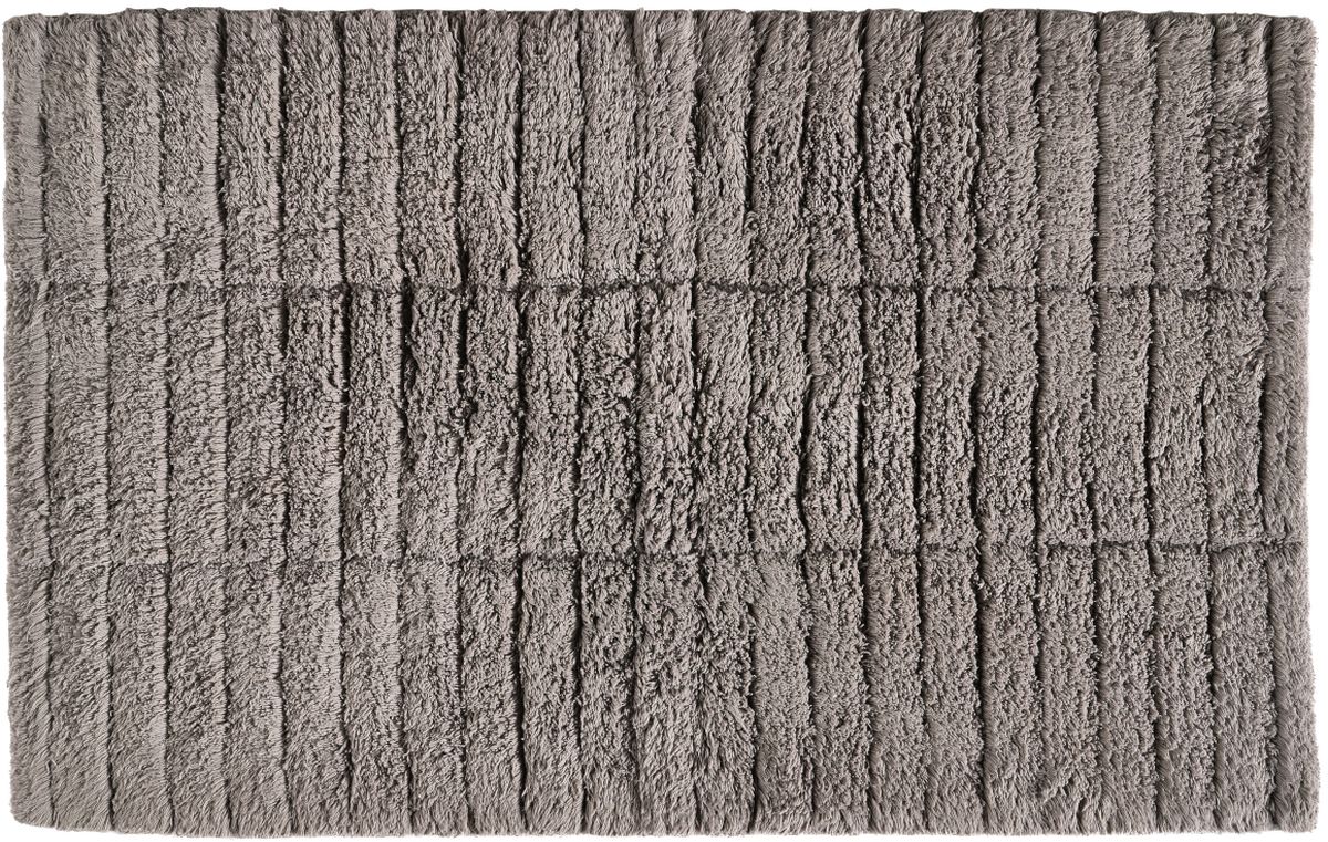 Zone Denmark Tiles tappetino da bagno 80x50 cm rettangolare grigio 13534