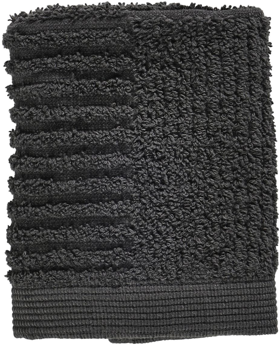 Zone Denmark Classic asciugamani 30x30 cm cotone nero 331938