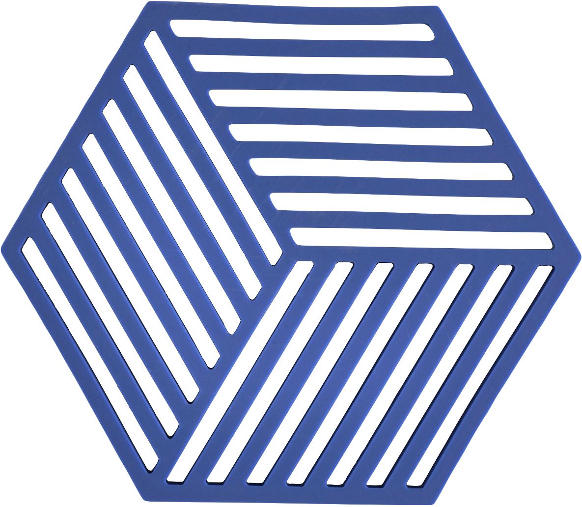 Zone Denmark Hexagon appoggiautensili da cucina 16x14x cm blu 31597