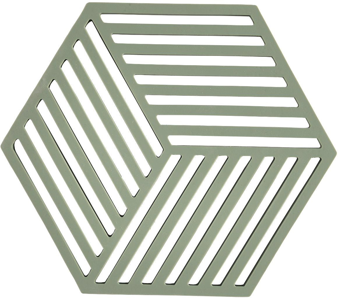 Zone Denmark Hexagon appoggiautensili da cucina 16x14x cm verde 31599