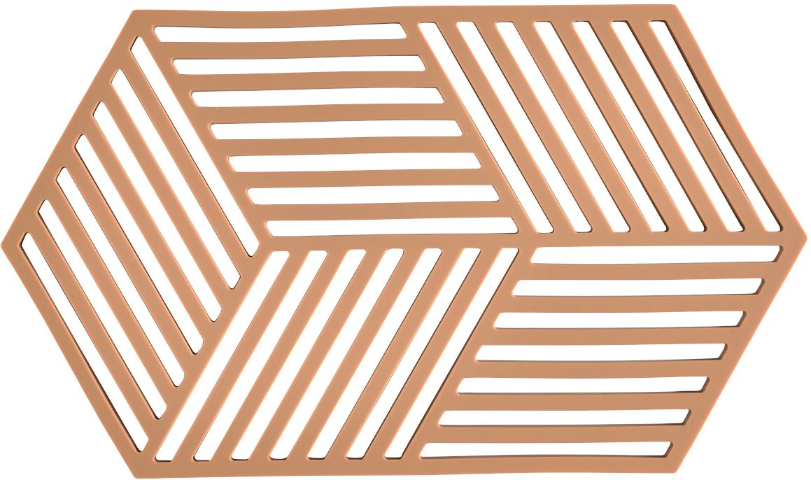 Zone Denmark Hexagon appoggiautensili da cucina 24x14x cm rosso 31616