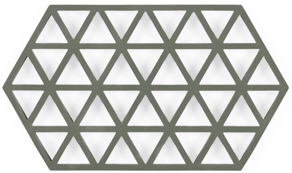 Zone Denmark Triangles appoggiautensili da cucina 24x14x cm verde 24360