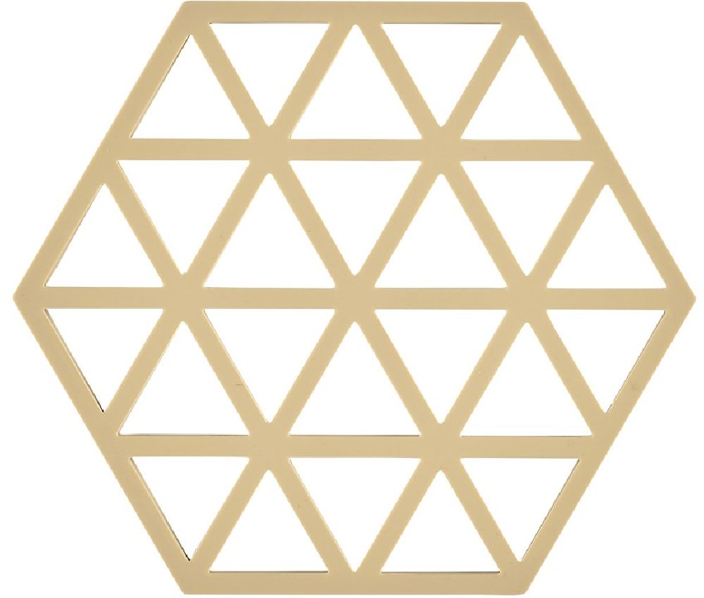 Zone Denmark Triangles appoggiautensili da cucina 16x14x1 cm beige 12429