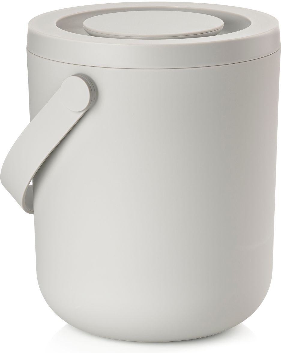 Zone Denmark Circular secchio della spazzatura 3 l grigio 23205