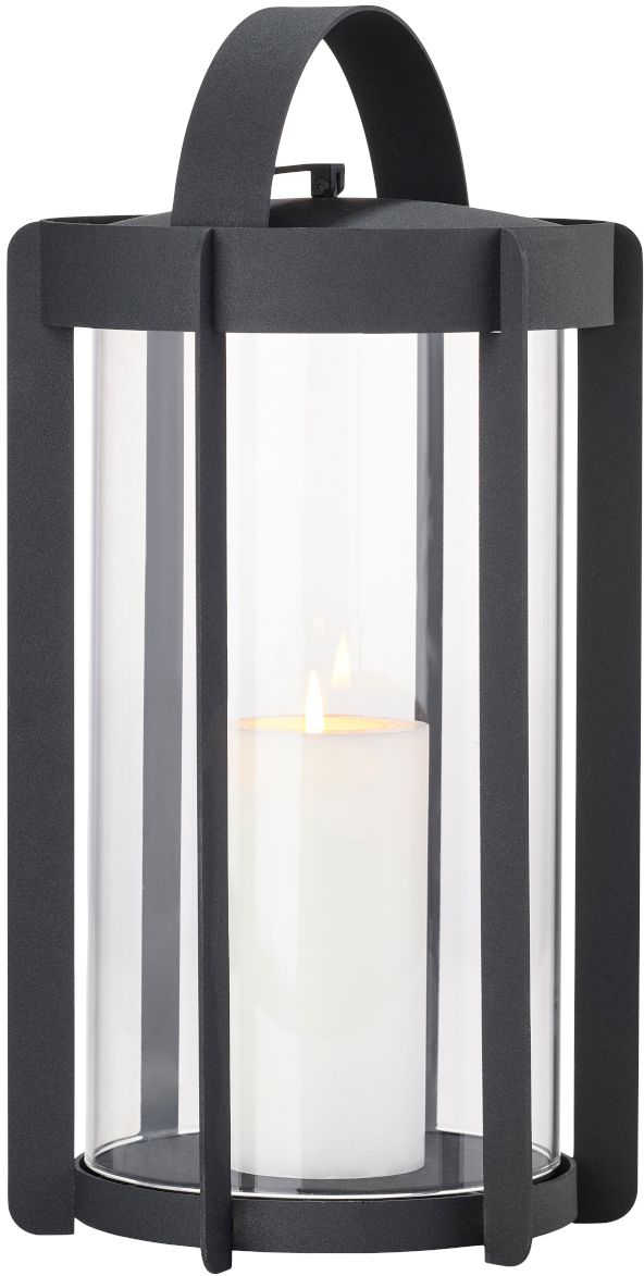 Zone Denmark Firefly lampada da terra per esterni x W nero 32317