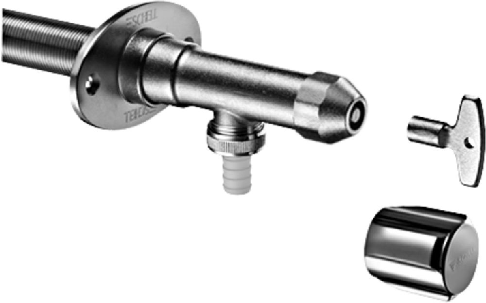 Schell Polar II rubinetto d'arresto a parete || 039970399