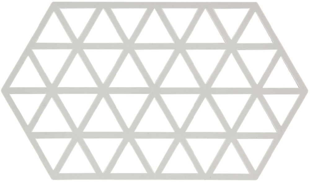 Zone Denmark Triangles appoggiautensili da cucina 38x24x1 cm grigio 330313