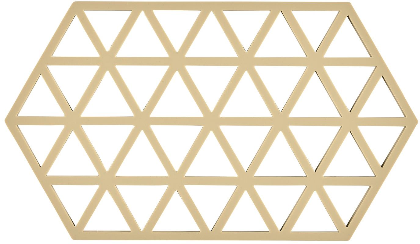 Zone Denmark Triangles appoggiautensili da cucina 38x24x1 cm beige 12430