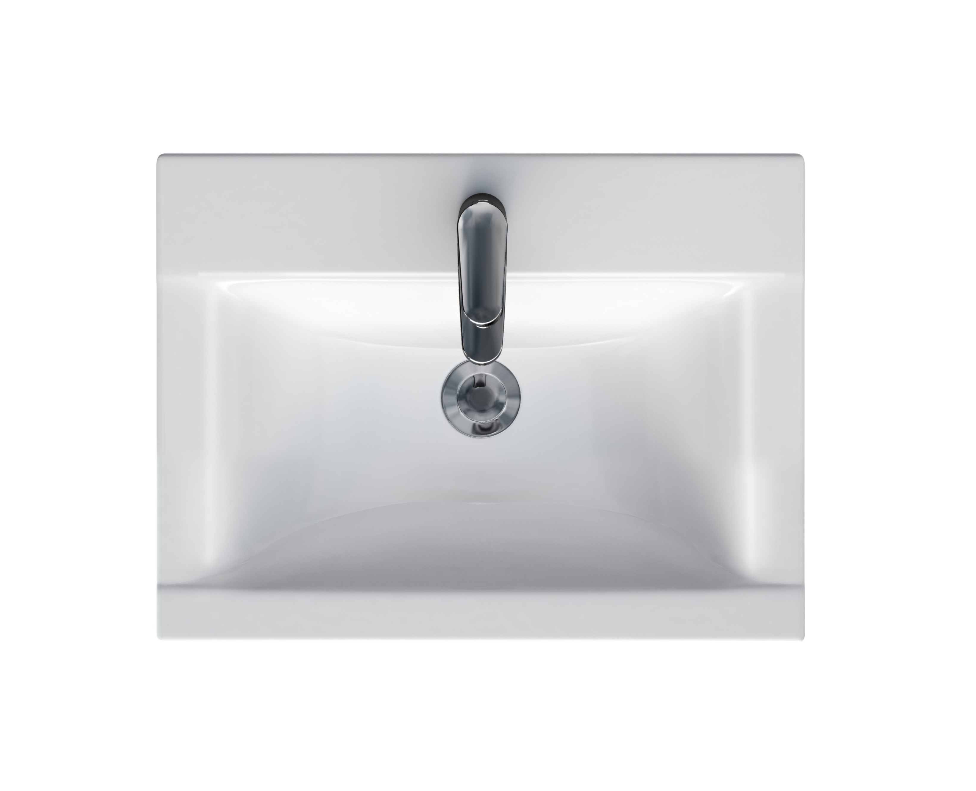 Cersanit Ontario lavabo 60x45 cm rettangolare da mobile bianco K669-010