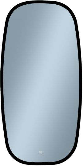 Venti Breza Loft Ambiente specchio 45x90 cm rettangolare con illuminazione nero 5907722357236