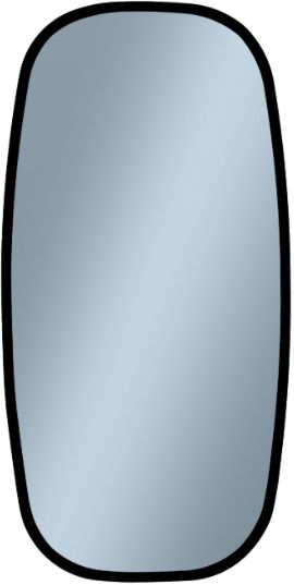 Venti Breza specchio 45x90 cm rettangolare nero 5907722357212