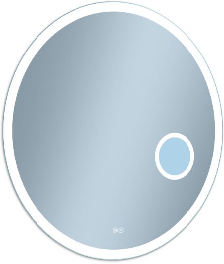 Venti Radson specchio 80x80 cm rotonda con illuminazione con tappetino riscaldante 5907722357687