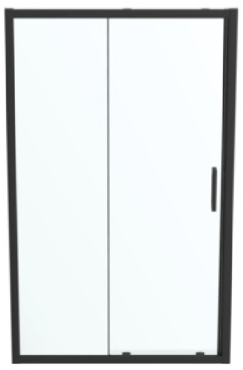 Ideal Standard Connect 2 porta doccia 120 cm scorrevole nero opaca/vetro trasparente K9277V3