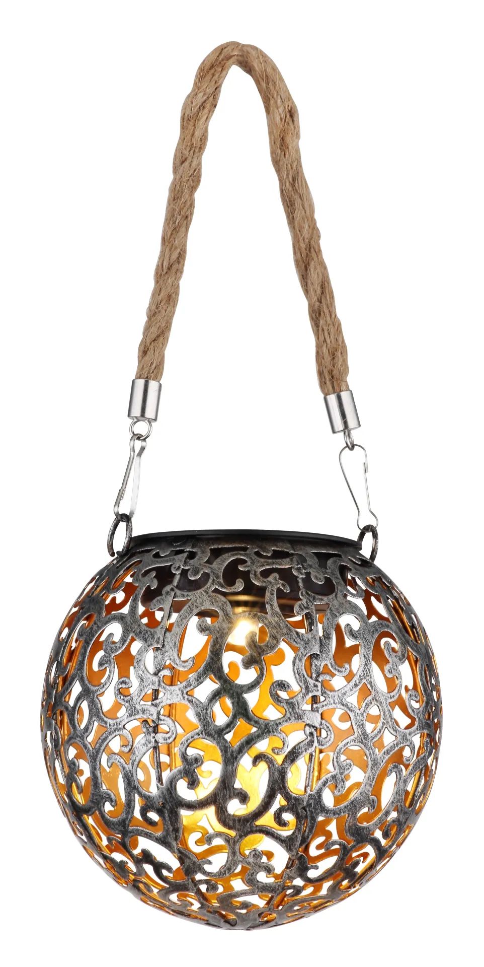 Globo Lighting Solar lampada solare sospesa 1x0.06 W nero 36744