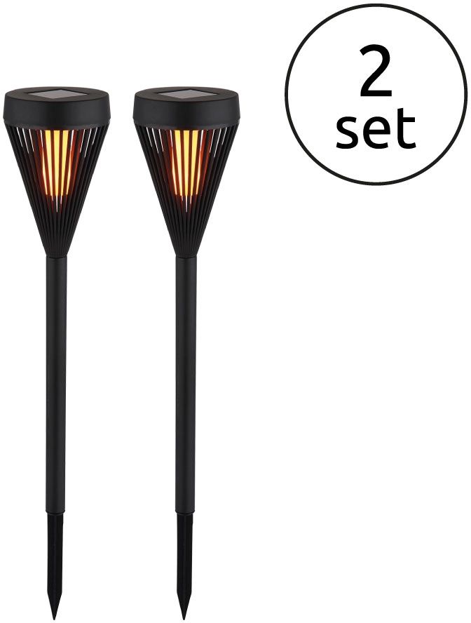 Globo Lighting Solar lampada da terra da giardino 1x0.1 W nero 36705-2