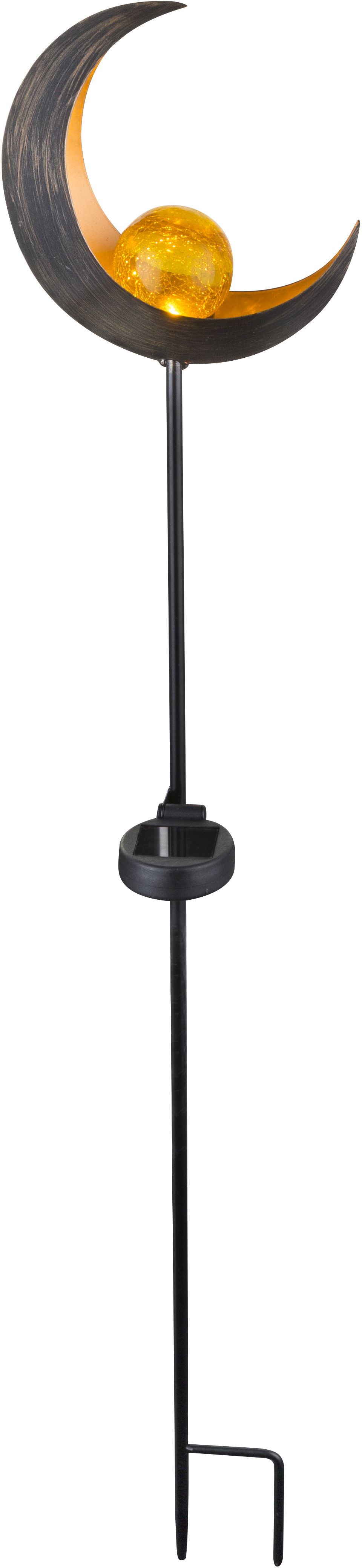 Globo Lighting Solar lampada da terra da giardino 1x0.06 W trasparente-marrone 33466