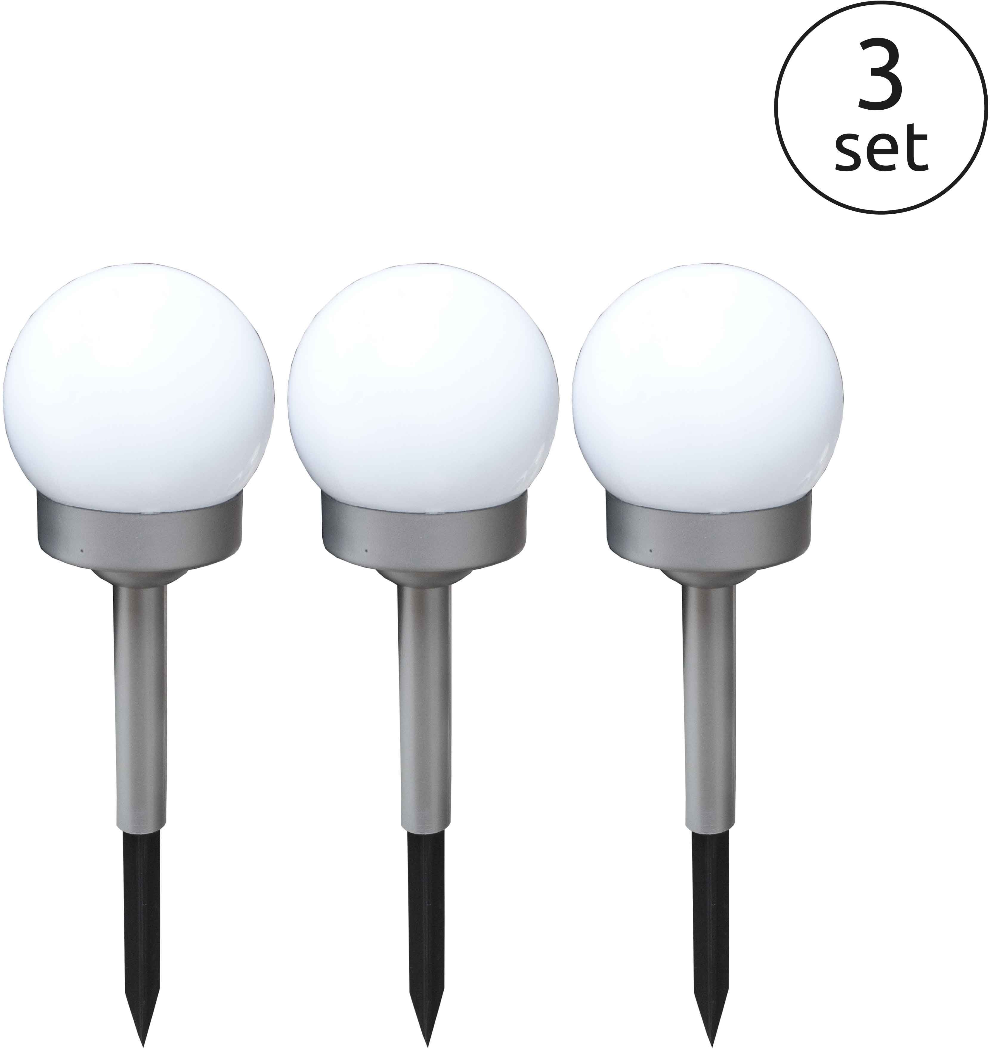 Globo Lighting Solar lampada da terra 1x0.06 W bianko-argento 33770-3