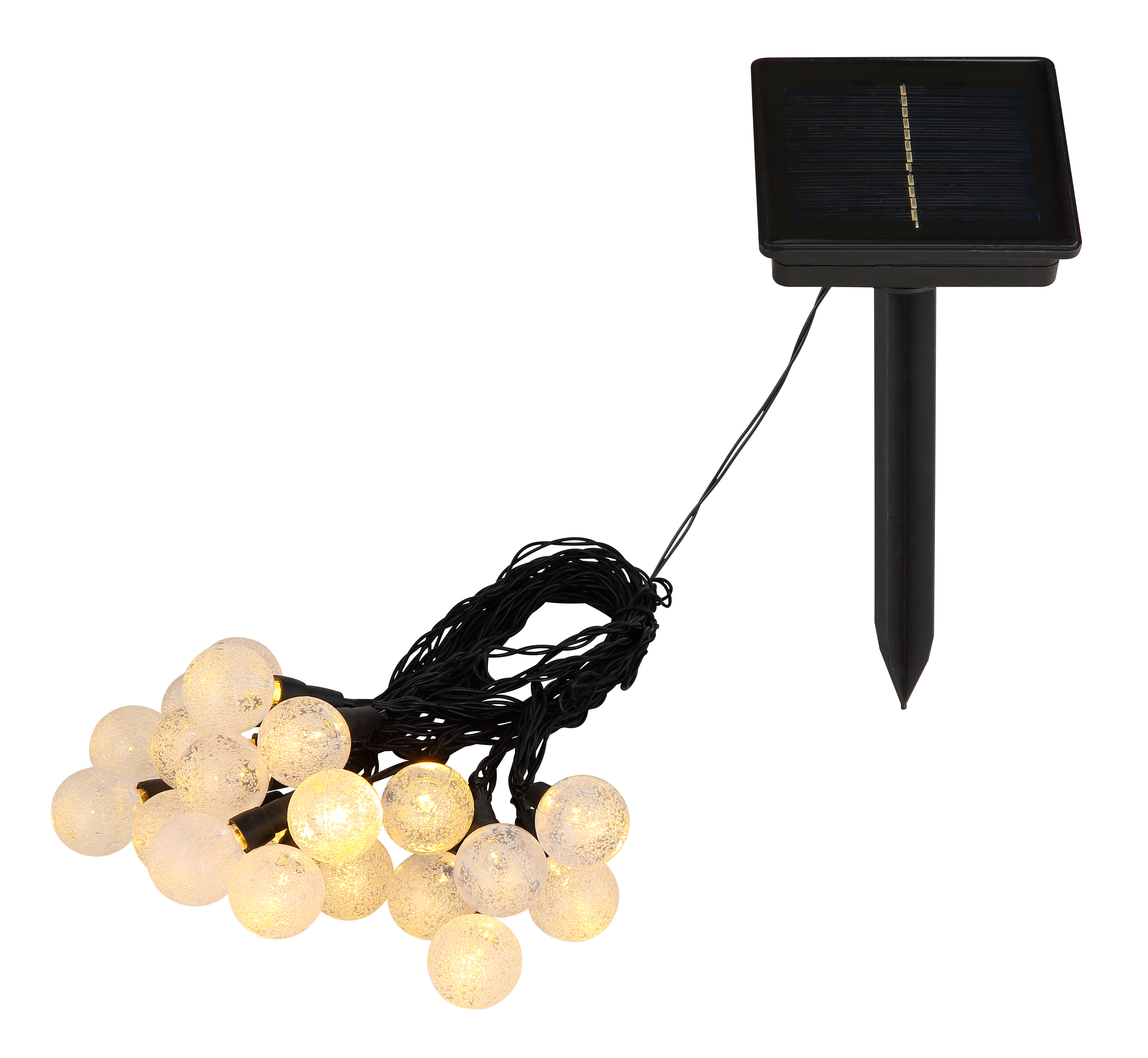 Globo Lighting Solar ghirlanda esterna 1x0.06 W nero 36352-20