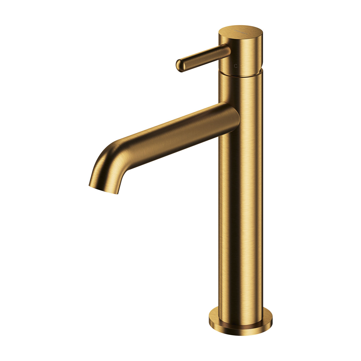 Omnires Y rubinetto per lavabo verticale oro Y1212CGLB