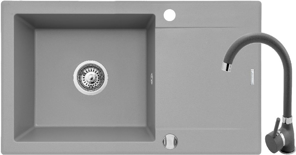 Pyramis Korfu lavello con rubinetto grigio/ 070061301BN