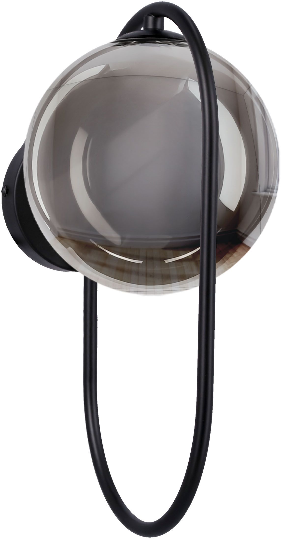 Candellux Cordel lampada da parete 1x28 W grafite 21-44044