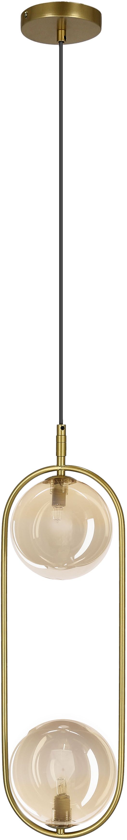 Candellux Cordel lampada sospesa 2x28 W ottone 32-44105