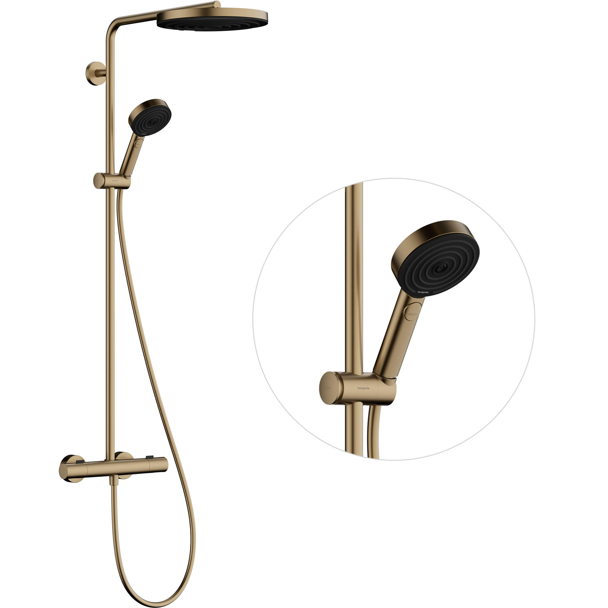 Hansgrohe iFrame set doccia a parete con soffione || 24237140