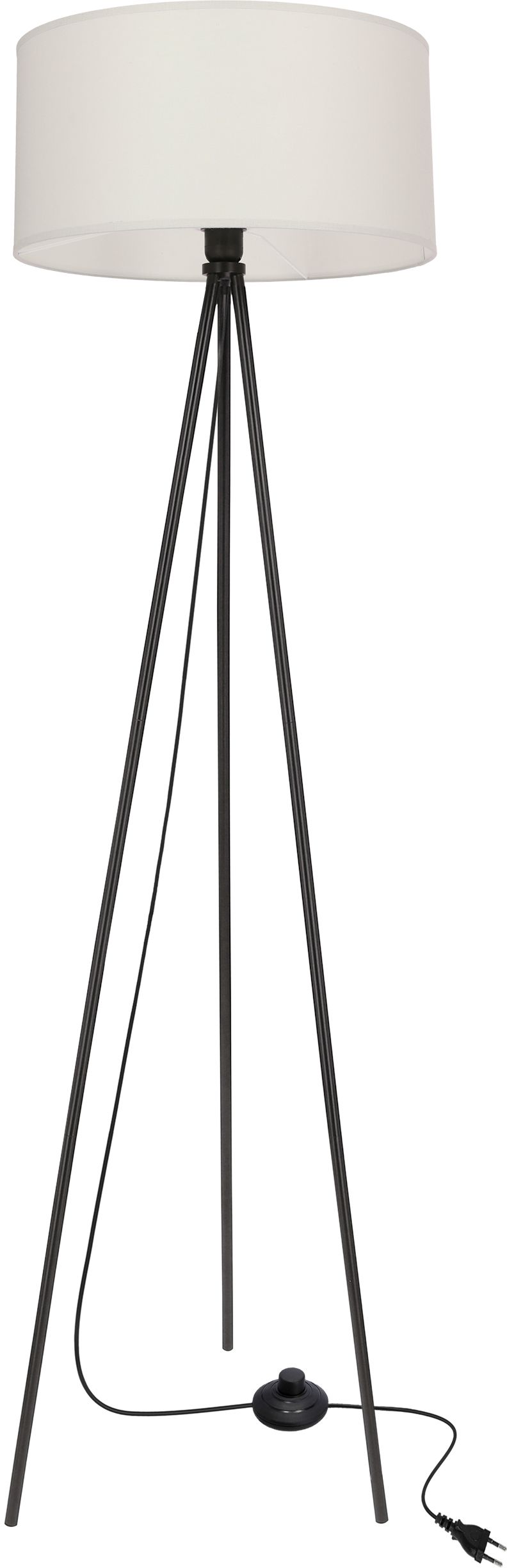 Candellux Shanti lampada da terra 1x40 W grigio 51-38722