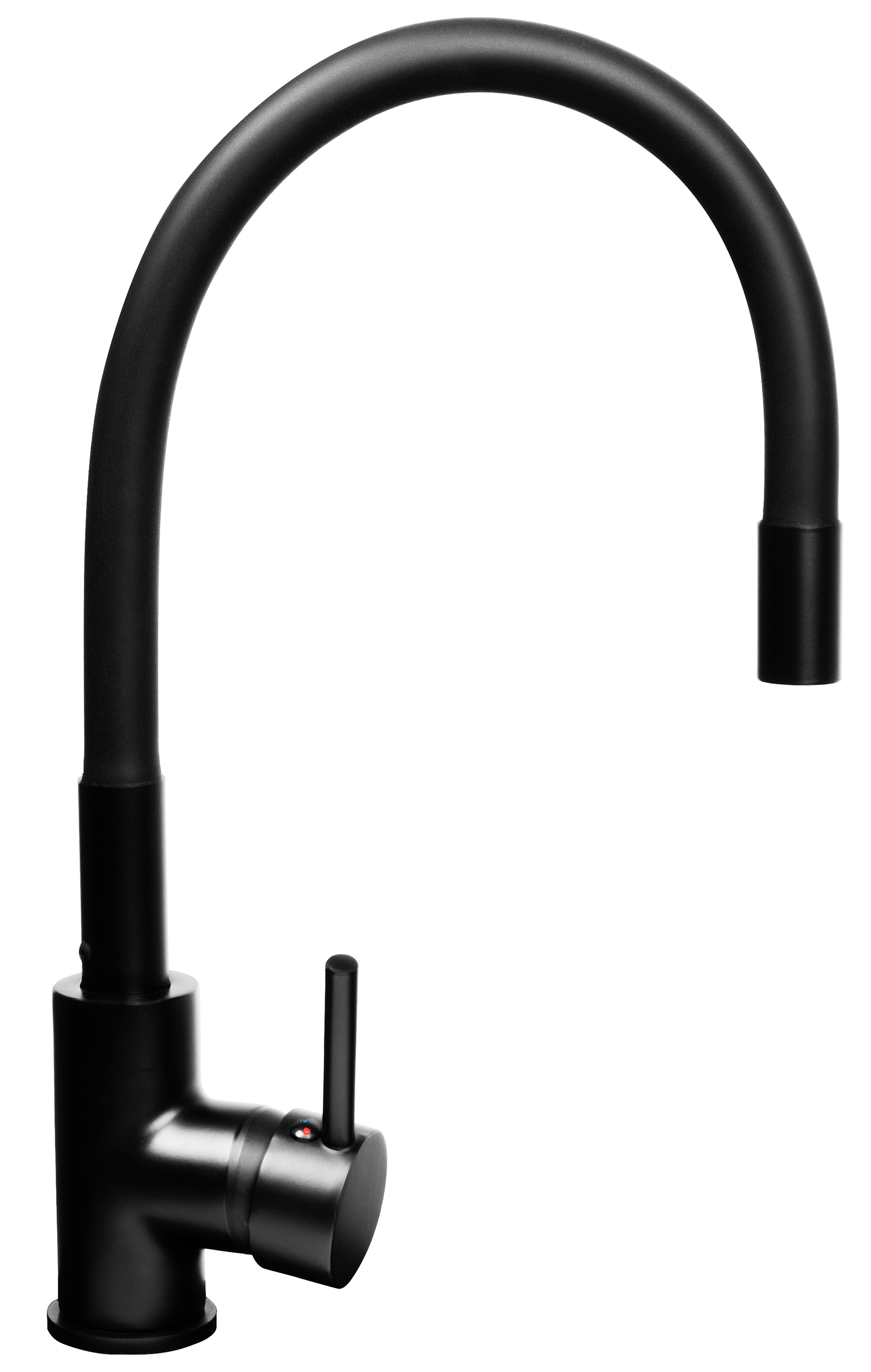 Pyramis Flessi rubinetto da cucina verticale nero 090941901