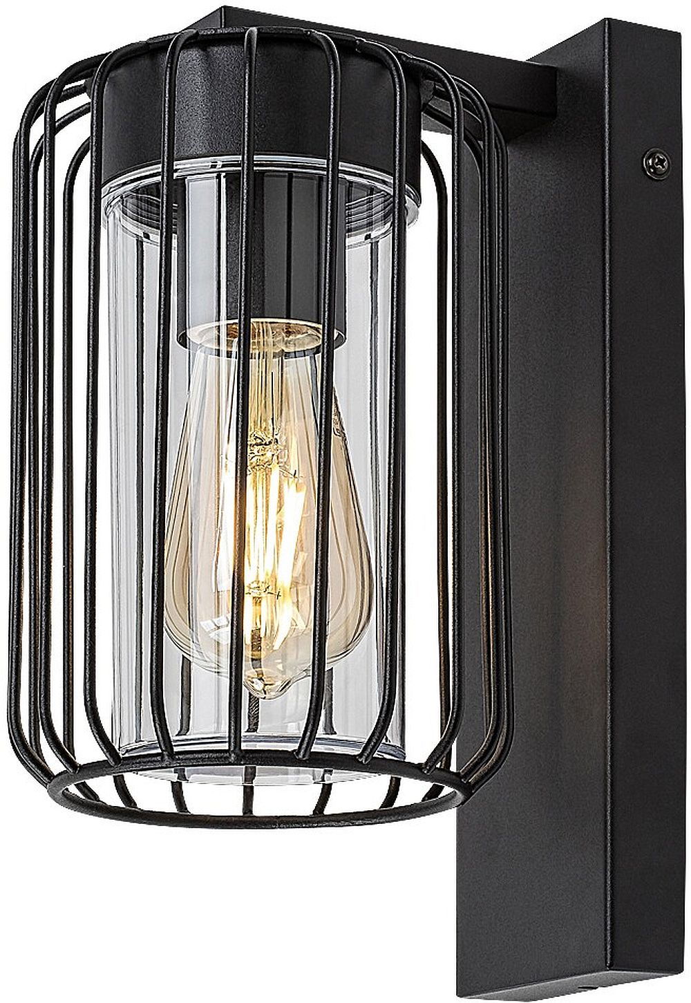 Rabalux Tarpa lampada da parete per esterni 1x40 W nero 77106