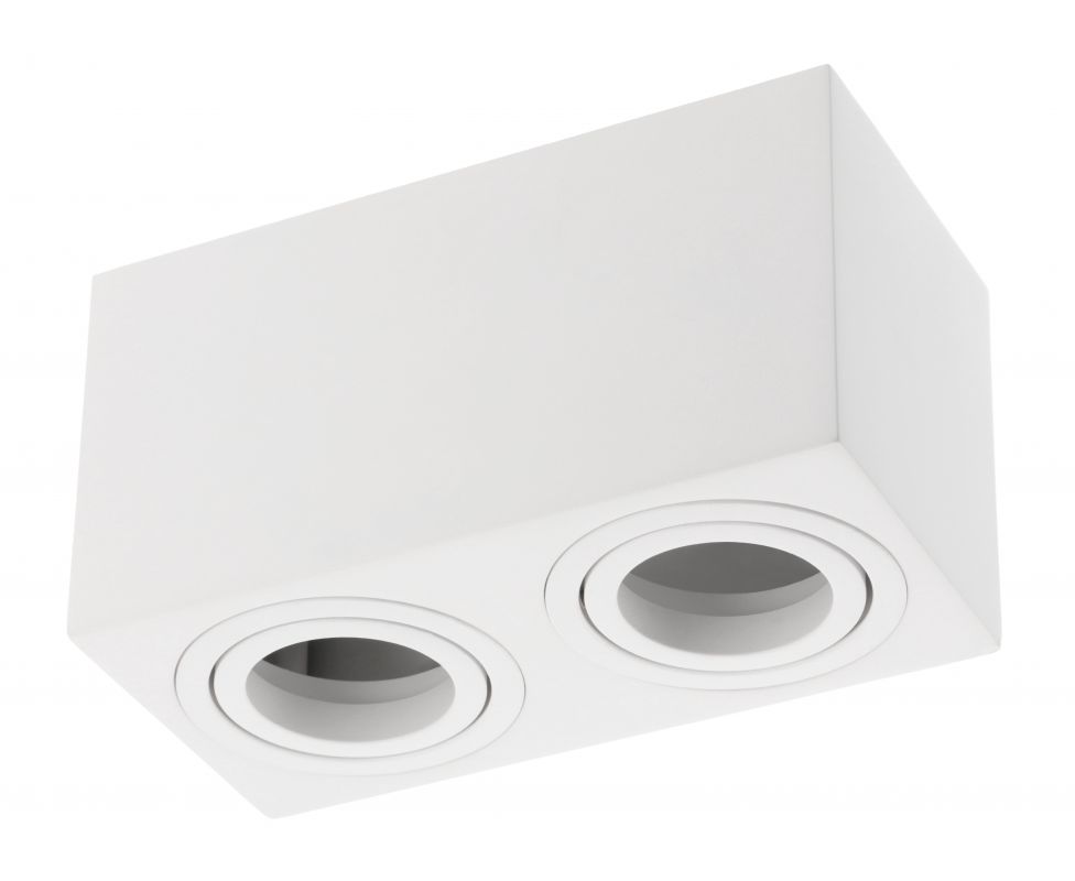 GTV Aveiro lampada da soffitto 2x20 W bianco OS-AVB80160KW2-10