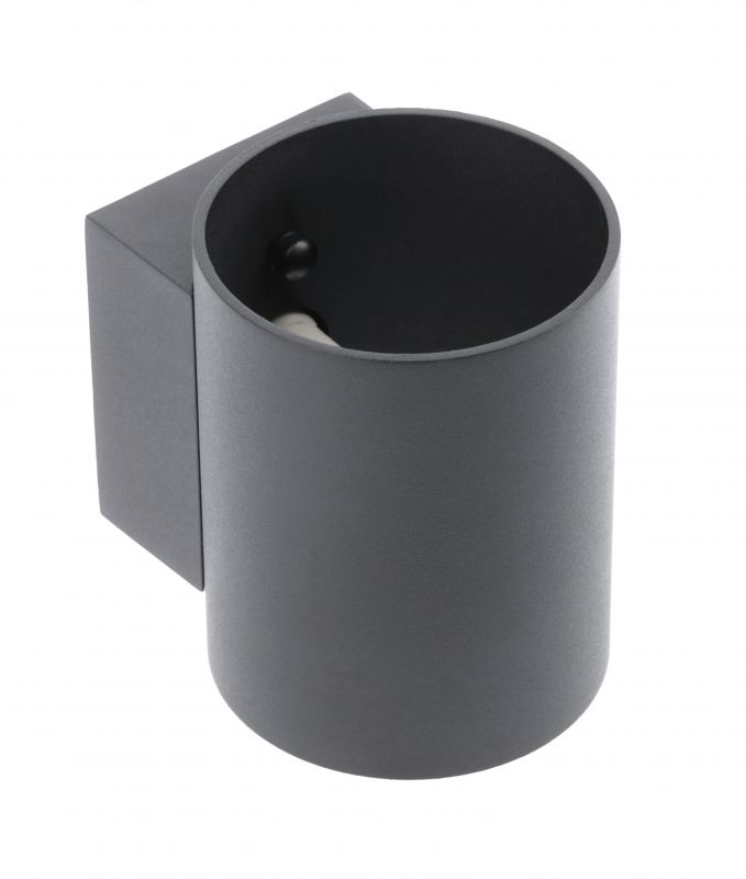 GTV Campione lampada da parete 1x40 W nero OS-CAMD40WG9OK-00