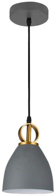 GTV Kerala lampada sospesa 1x40 W grigio/cenere OS-KERA-15-DEC