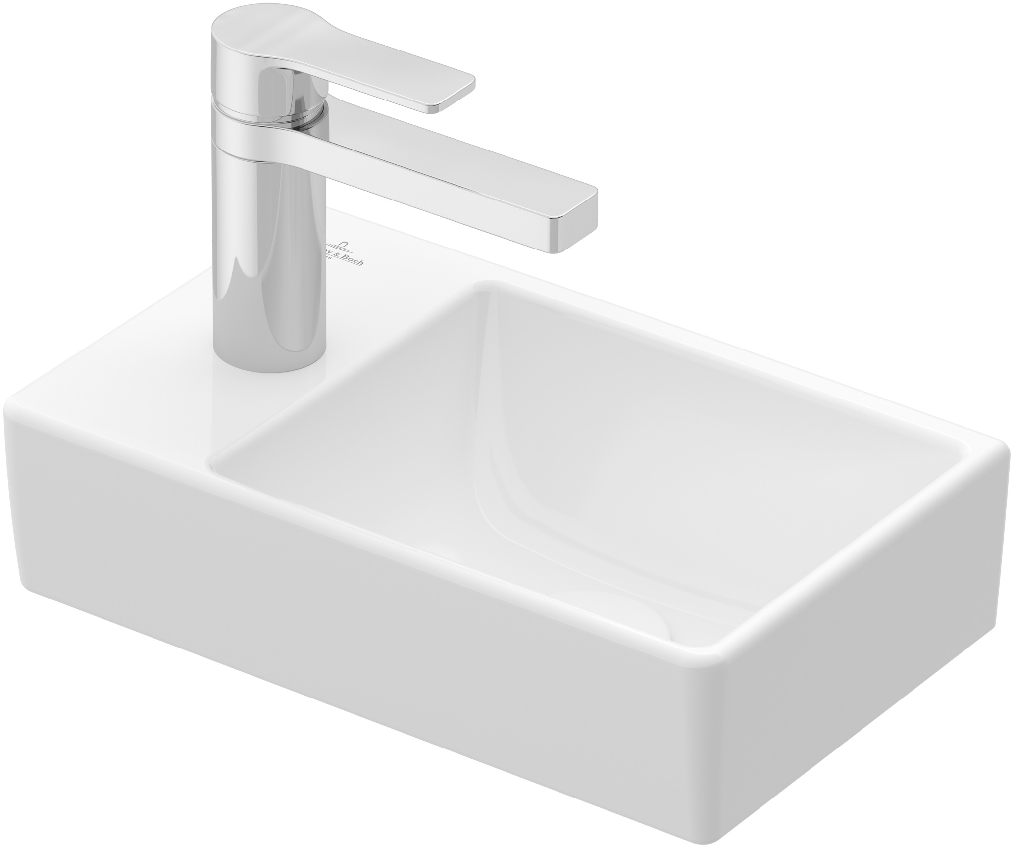 Villeroy & Boch Avento lavabo 36x22 cm rettangolare a parete bianco opaca 43003RRW