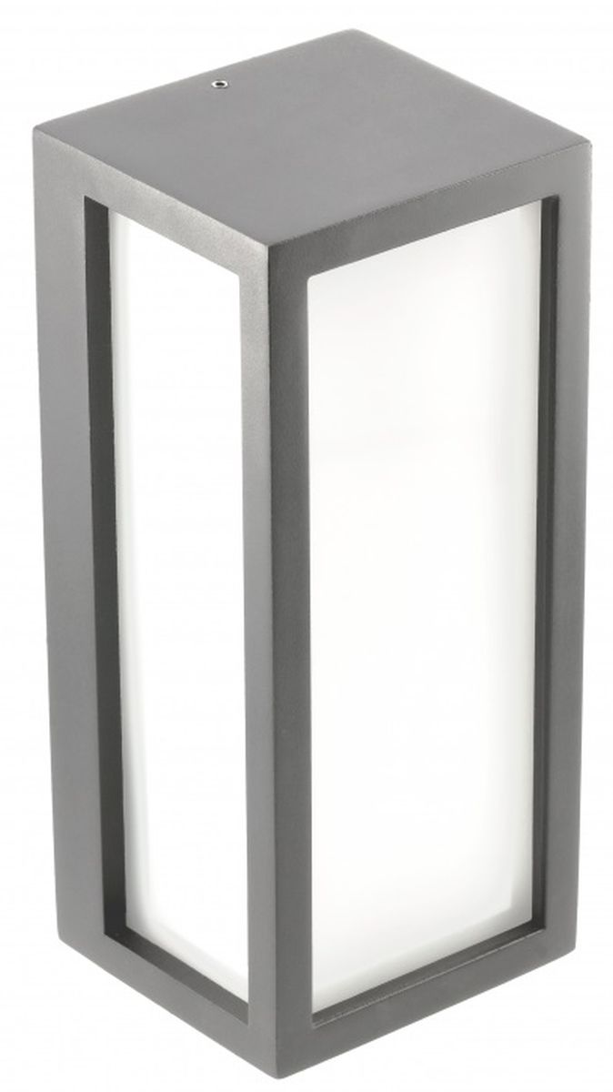 GTV Vasti lampada da parete per esterni 1x12 W grafite OS-VASE27G-30