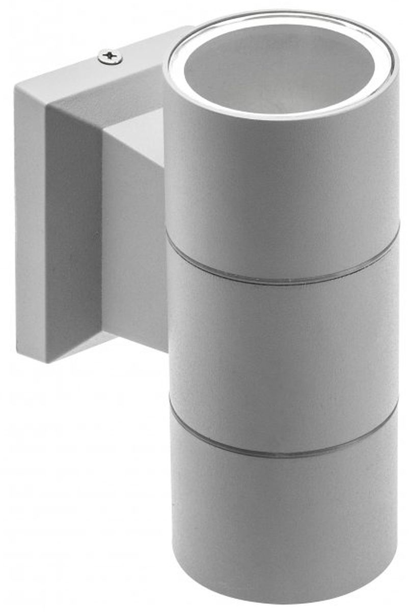GTV Baleo Mini lampada da parete per esterni 2x10 W grigio LD-BA2GU10-0M