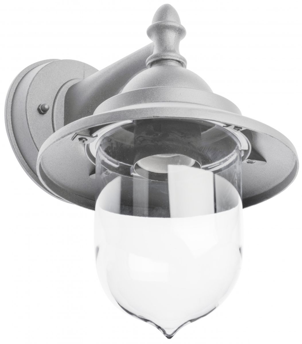 GTV Toskana-Ad lampada da parete per esterni 1x60 W grigio OS-TOS0DA-80